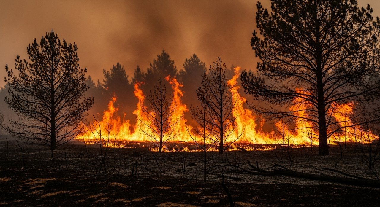 New Forest Blaze Engulfs Rare Protected Heathland as UK Faces Worst Firewave in History