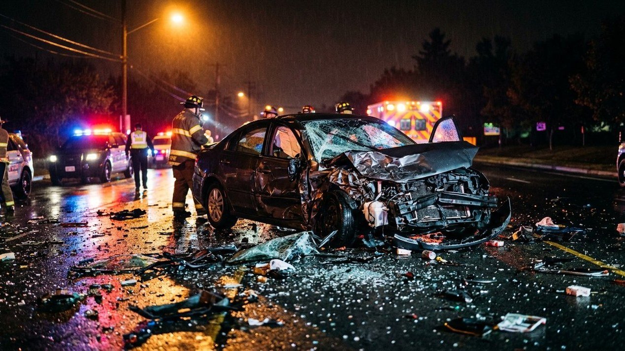 Two Men Killed in Late-Night Multi-Vehicle Collision in Surrey