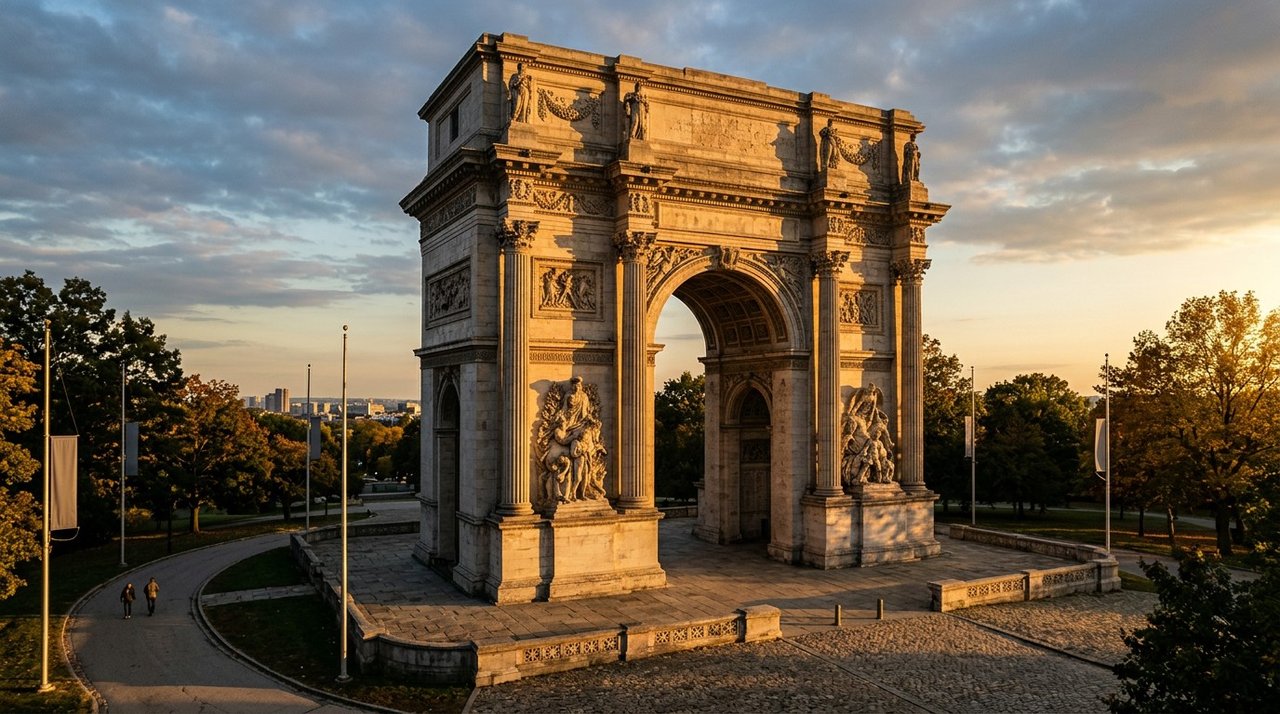 Trump Plans D.C. Arch as Military Complex with Drones and Snipers